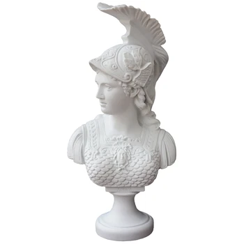 Athena Rímskej Bohyne Múdrosti: Lepené Mramoru Obrázok Sochy Dizajn Toscano Minerva Poprsie Živice Remesiel Domáce Dekorácie