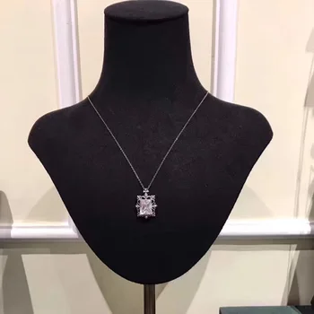 Amorita boutique Európy Vintage crystal nový dizajn tenké kľúčnu kosť reťazca náhrdelník