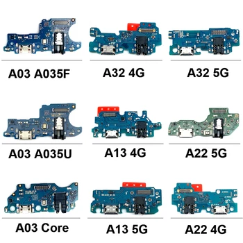 50Pcs，USB Konektor Nabíjačky Konektor Rada Nabíjací Port Flex Pre Samsung A12 A750F A035F A035U A01 A03 Core A13 A22 A32 A33 4G 5G