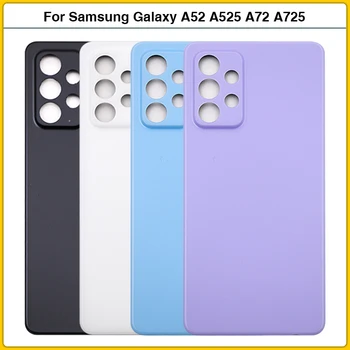 10PCS Pre Samsung Galaxy A52 A525 A525F / A72 A725 A725F Batérie Zadný Kryt Zadné Dvere, Plastové Panel Bývanie Prípade Lepidlo Replac