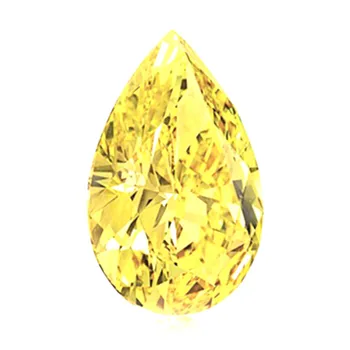 dlho rarita, hruškovitého tvaru, svetlo žltá cubic zirconia korálky ozdobný živý žlté kamene pre šperky, takže CZ urob si sám