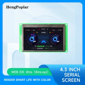 WT32 4.3 Palcový Displej-ZX4D30NE01S-UR-4827,Smart Panlee Smart Sériové LCD Modul