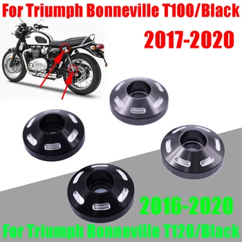 Pre TRIUMF BONNEVILLE T100 T120 Black 2017 - 2019 2020 Motocyklové Príslušenstvo Zadné tlmiče Skrutku Dekoratívny Kryt Spp