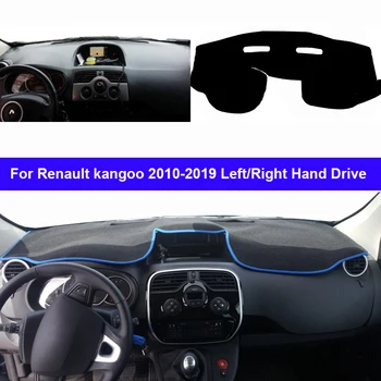 2 Vrstvy Auto Panel Kryt Dash Mat Koberec Pre Renault kangoo 2010 - 2019 LHD RHD 2011 2012 2013 2014 2015 2016 2017 2018