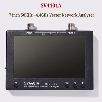 7inch 50KHz-4.4 GHz SV4401A Dotykový LCD NanoVNA VNA Vektor Siete Anténa Analyzer UHF HF a VHF SWR 100db Dynamické Upgrade Verzia