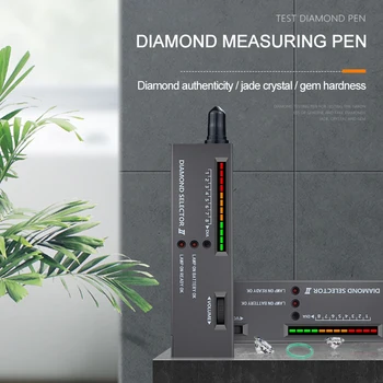 Diamond Test Pero Profesionálne High Precision Discriminator Gem Výber LED Indikátor na Zistenie Pravosti Šperkov Nástroje pre Testovanie