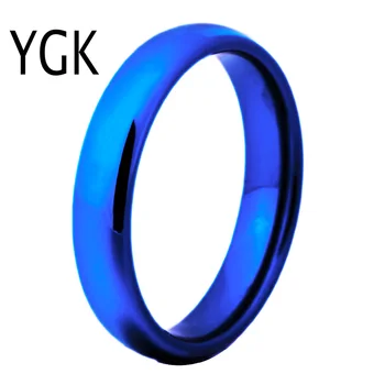 YGK Šperky Hot predaj Klasický Svadobný Prsteň pre Ženy Milovníka Krúžok Žien Krúžok Muž Módne Modrá Karbid Volfrámu Zásnubný Prsteň