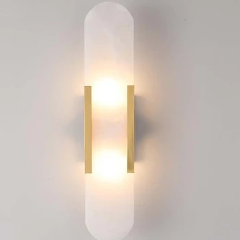 Moderné LED Mramoru Nástenné Svietidlo pre Spálne Nočná Lampa Štúdia Uličkou Chodby, vnútorné Osvetlenie Obývacej Izby, Kúpeľňa Nástenné Svetlá