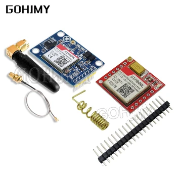 SIM800L GPRS GSM Modul W/ PCB Anténa, Micro SIM Rada Quad Band Pre Arduino Červená/modrá Sim800L S Anténou Rada