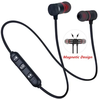 2022 Magnetické Bluetooth Slúchadlá Športové Neckband Magnetické Bezdrôtový Herný Headset Stereo Slúchadlá HD Basy Mic Pre IPhone