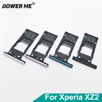 Dower Mi Jeden Dual Pamäťovú MicroSD Kartu, Držiak Čítačky Sim Zásobník Slot Pre Sony Xperia XZ2 H8216 H8266 H8276 H8296 5.7