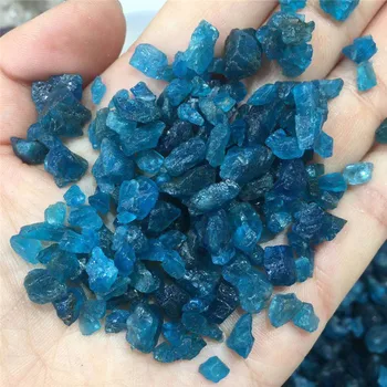 Prírodné Malá veľkosť Raw Blue Apatitu Drsné Kamene Krištáľ štrk, Minerály a Kamene, Drsné Drahokam Vzor