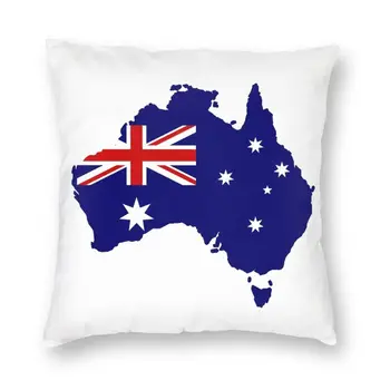 Nordic Štýl Austrália Vlajka Hodiť Vankúš Domov Dekoratívne Vlastné Austrálsky Pride Vankúš Pillowcover pre Obývacia Izba
