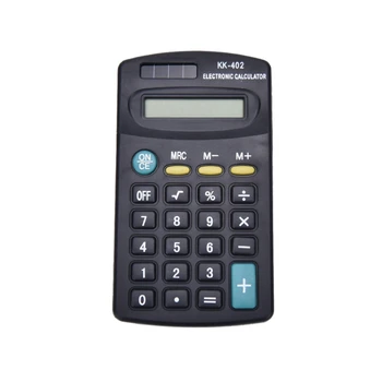 Prenosné 8 Číslic Štandardné Elektronické Kalkulačky Batérie Powered Kalkulačka s Veľkým LCD Displejom pre Office Home Školské Použitie