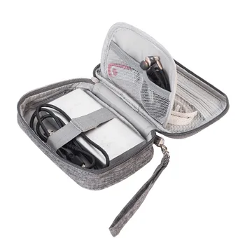 Prenosné, Kábel Digitálneho Skladovanie Tašky Organizátor USB Gadgety Káblov Nabíjačky Batérie Zips Kozmetická Taška Prípade Príslušenstvo Položiek