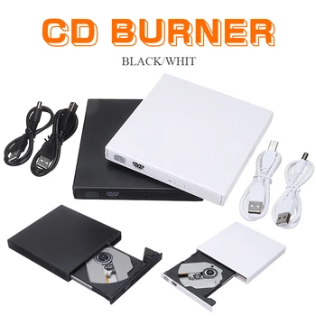 Univerzálny Desktop, Notebook, DVD/CD-ROM Záznamník Prenosné USB 3.0 Externý Optický Disk Pomocou Dátového Kábla