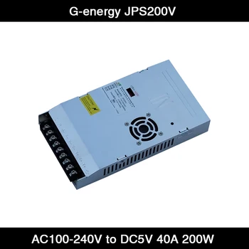 G-energie JPS200V 5V 40A 200W LED Displej Prepínanie Napájanie 220V AC Vstupné Napätie na LED Modul