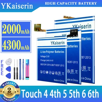 YKaiserin Batérie Pre iPod Touch 4 4 5 5 6 6 Touch4 Touch5 Touch6 Batterij + Bezplatné Nástroje