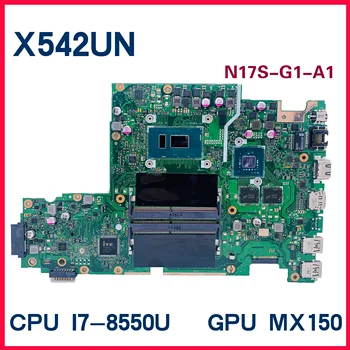 X542UN Doske Pre ASUS VivoBook X542UQR X542UR X542U FL8000U Notebook MotherboardW/ I3-8130U I5-8250U I7-8550U MX150 GTX1050