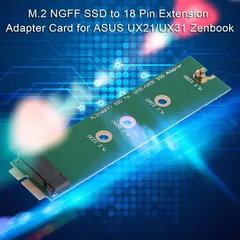 1 ks M. 2 NGFF SSD do 18 Pin Rozšírenie Karty Adaptéra pre ASUS UX21/Zenbook UX31 Karty Adaptéra M. 2 NGFF SSD do 18 Pin