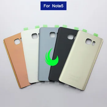 Originálne Zadné Sklo Bývanie obal Pre Samsung Note5 N920F Späť Kryt Batérie Dvere Pre Samsung Poznámku 5 N920 Dvere, Zadné Prípade Bývania