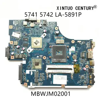 MBWJM02001 Pre Acer aspire 5740 5741 5742 5742G Doske NEW70 LA-5891P HM55 pamäte DDR3 S HD5470 512M 100% testované práca