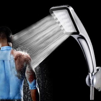 Sprcha Hlavu Úsporu Vody, Vysoký Tlak Námestie 300 Otvory Tryska S Abs Chrome kúpeľňové Doplnky Postrekovač Sprcha hlavy