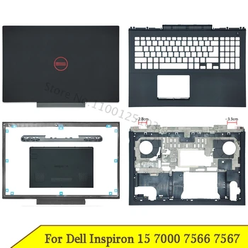NOVÉ Dno Prípade Pre DELL Inspiron 15 7000 7566 7567 Notebook, LCD Zadný Kryt Predného Panelu opierka Dlaní Non Touch/Dotykový Black AP1QN000200