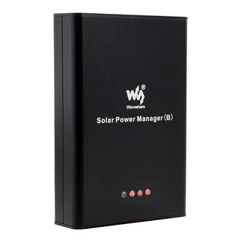 Solar Power Manager (B) 10000mAh Li-Po Typ-C, USB Port, Podpora 6V~24V Solárne Panely pre Raspberry Pi / Jetson Nano / Arduino