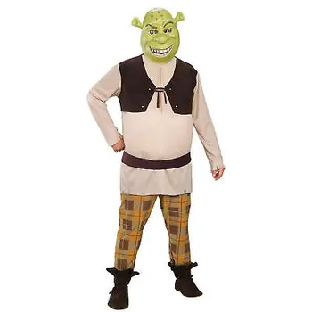 Zákazku Shrek Cosplay Kostým top+nohavice+maska+rukavice 11
