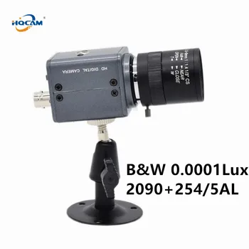 HQCAM CCD B&W Kamera HQCAM CCD 254AL 255AL Ultral Nízke Osvetlenie 0.001 Lux čiernej a bielej Fotoaparátu Priemyselnej inšpekcie fotoaparát
