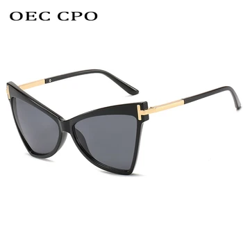 OEC CPO Nové Cat eye slnečné Okuliare Ženy Značky Módny Návrhár Plastové UV400 Jazdy Okuliare Ženy Slnečné Okuliare Unisex Gafas Q610