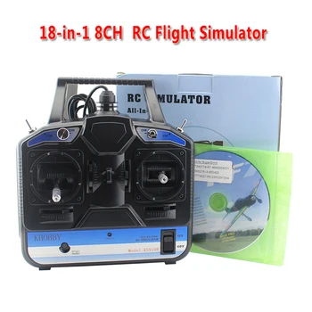 18-V-1, 8CH RC Flight Simulator Podporu Realflight G7 Phoenix 5.0 XTR Diaľkové Ovládanie Vrtuľníku Pevné Krídlo Drone