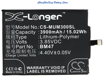 Cameron Čínsko 3900mAh Batérie BM47 pre Xiao Redmi 3, Redmi 3 5.0, Xiao 3S, 3X, 4X