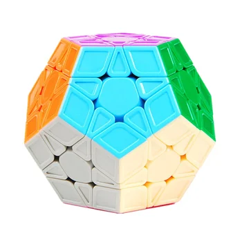 QIYI Megaminxeds Kocka Profesionálne Rýchlosť Magické Kocky 3x3 Stickerless Puzzle12-Bokoch Vzdelávacie Hračky Pre Deti,