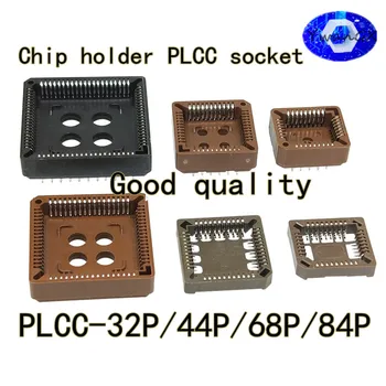 10pcs Námestie plcc-32 / plcc-44 / plcc-68 / plcc-84 čip držiteľ PLCC zásuvky IC štyroch stranách
