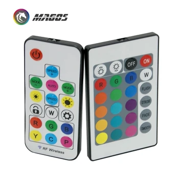 RGB Controller RF Pre PC Prípade, LED Osvetlenie 3Pin 5V alebo 12V 4Pin RGB, Molex 4Pin Napájanie