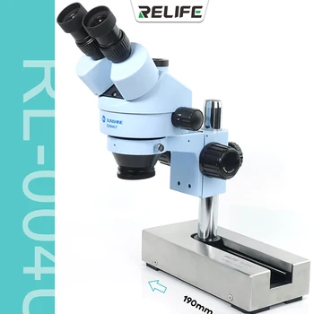 RELIFE RL-004U Univerzálneho Mikroskopu Držiteľ Hnuteľného Mikroskopom Základný Stojan Podporu Ploche Základne Nastaviteľné Professional Repair