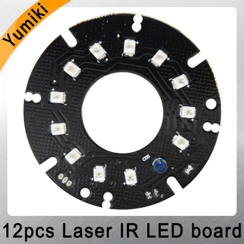 Veľkoobchod Infračervené 12pcs Laser IR LED rada pre MTV Objektív Dome Kamera Security IP CCTV nočné videnie (Priemer: 55mm)