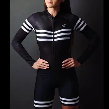 Jeden Kus Trisuit Bicykli ženy zjazdové bicykle jumpsuit rýchle suché Cyklistické skinsuit maillot triatlon triatlon cyklistické oblečenie auta