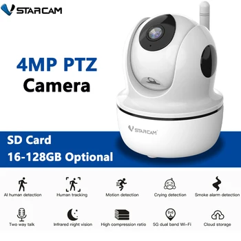 Vstarcam Nové Bezpečnostné Vnútorné Kamery 5GWireless IP Kamera 4MP HD Mini PTZ Kameru CS26Q Infračervené Videnie Smart Home AI Ľudských Detekcie