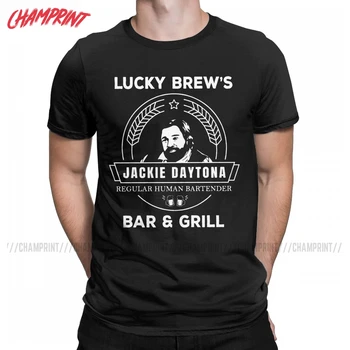 Pánske Jackie Daytona Šťastie Variť je Bar A Gril, Čo robíme V Tieni, T Košele Čistej Bavlny Topy Tee Tričko Plus Veľkosť T-Shirt