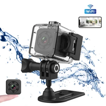Bezpečnosť Malých 1080p HD Nočné Videnie, Senzor Mini Baby Objektív Kamery Wifi Wirelesss Videokamery videokamery Cam SQ29