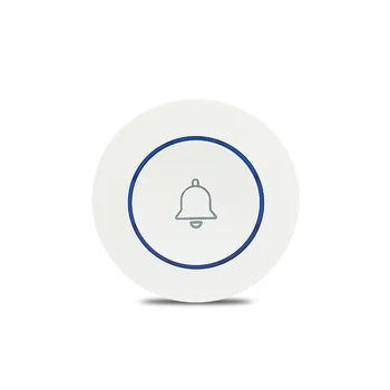 Scimagic Zvonček tlačidlo Wireless Touch Smart Prijímač Domácej Brány, Bezpečnostné Zvonček panika SOS Tiesňové tlačidlo