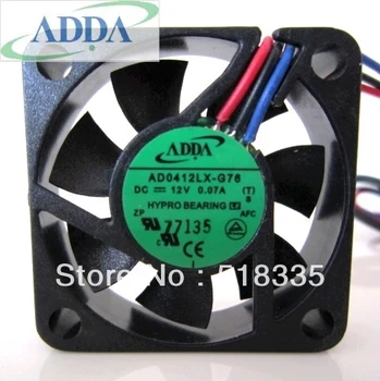 PRE ADDA AD0412LX-G76 40*40*10 mm 4cm 40 mm 4010 DC 12V 0.07 A Hypro Ložiska Ventilátora Chladiaci Ventilátor server Ventilátor