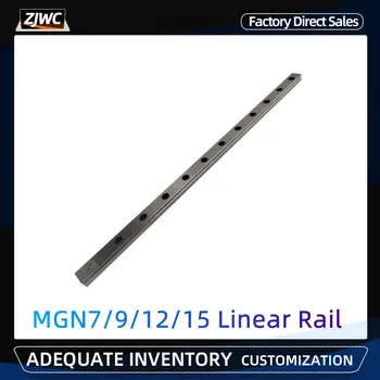 1pc/2ks MGN7 MGN9 MGN12 MGN15 Miniatúrne Lineárne Dĺžka Koľajníc 100-1600mm Lineárne Návode, a to Bez Jazdca 3D Tlačiarne Šírka 7/9/12/15mm
