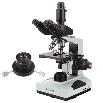 Amscope 40X-2000X 20W Halogénové Súčasne-Hlavná Trinocular Darkfield Mikroskopom w/ 3D Mechanické Fáze--Alebo Lode z Holandska