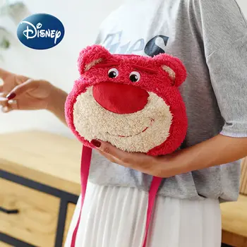 Disney Jahody majú Nové Plyšový Batoh Cartoon Módne dámske Jeden-rameno Šikmé Taška Roztomilé Plyšové Bábika Detí Mince Kabelku