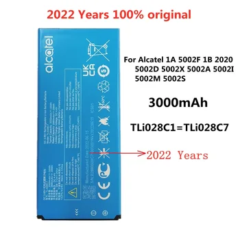 2022 Nové TLi028C1 TLi028C7 Originálne Batérie Pre Alcatel 1A 5002F 1B 2020 5002D 5002X 5002A 5002I 5002M 5002S 3000mAh Batérie