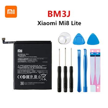 Xiao mi 100% Pôvodnej BM3J 3350mAh Batérie Pre Xiao 8 Lite MI8 Lite BM3J Vysokej Kvality Telefón Náhradné Batérie +Nástroje